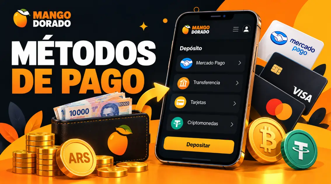 Cómo Depositar y Retirar Dinero en Mango Dorado Argentina