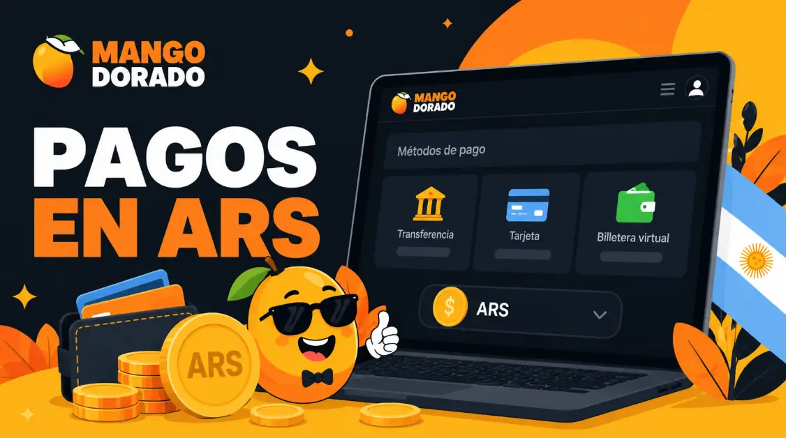 Pagos en Mango Dorado con Pesos Argentinos
