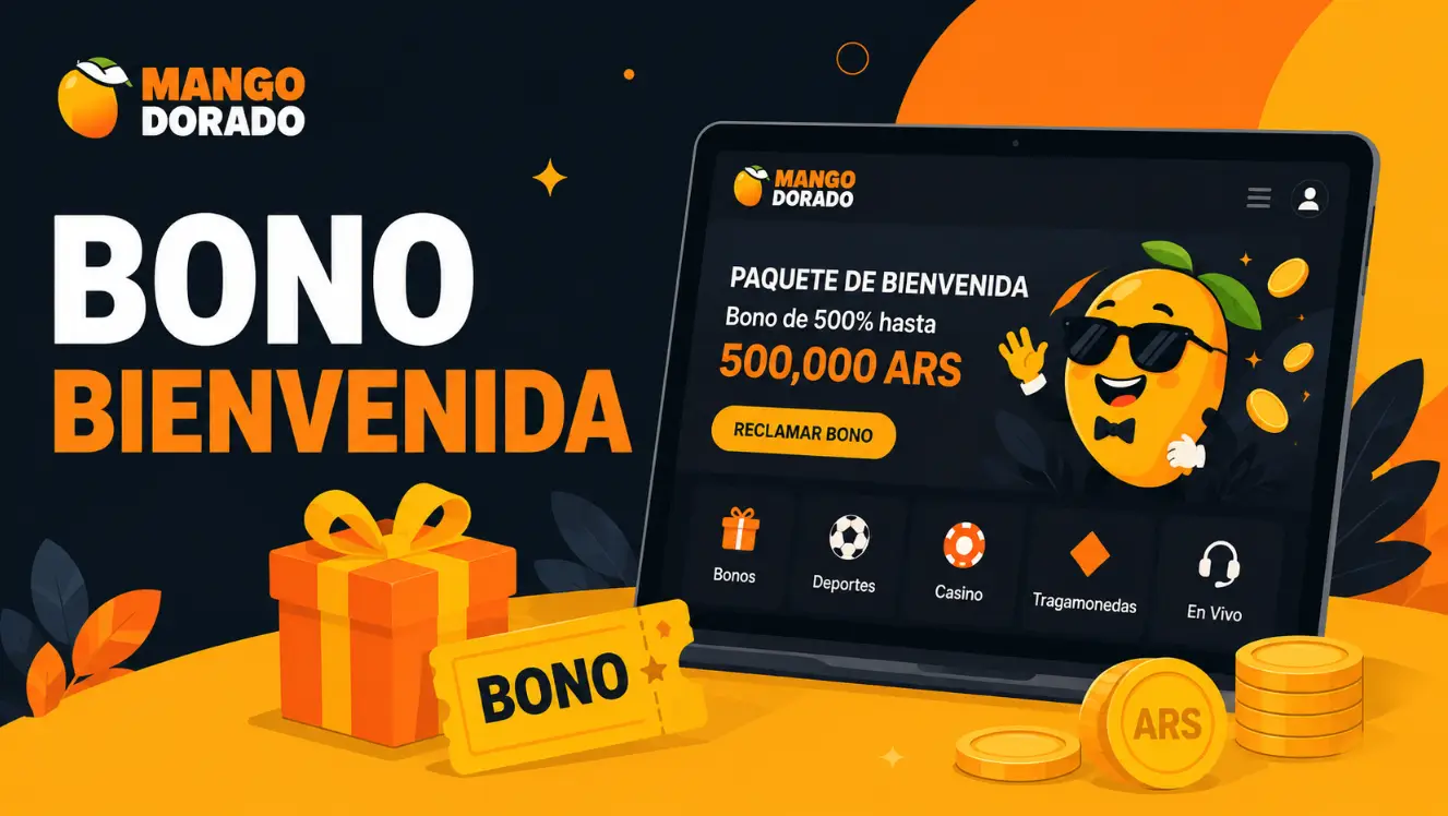 Bono de bienvenida en Mango Dorado Casino