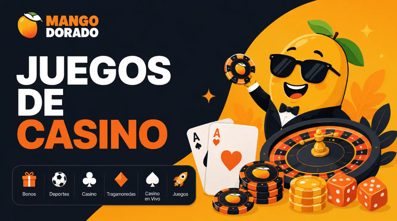 Juegos disponibles en Casino Mango Dorado